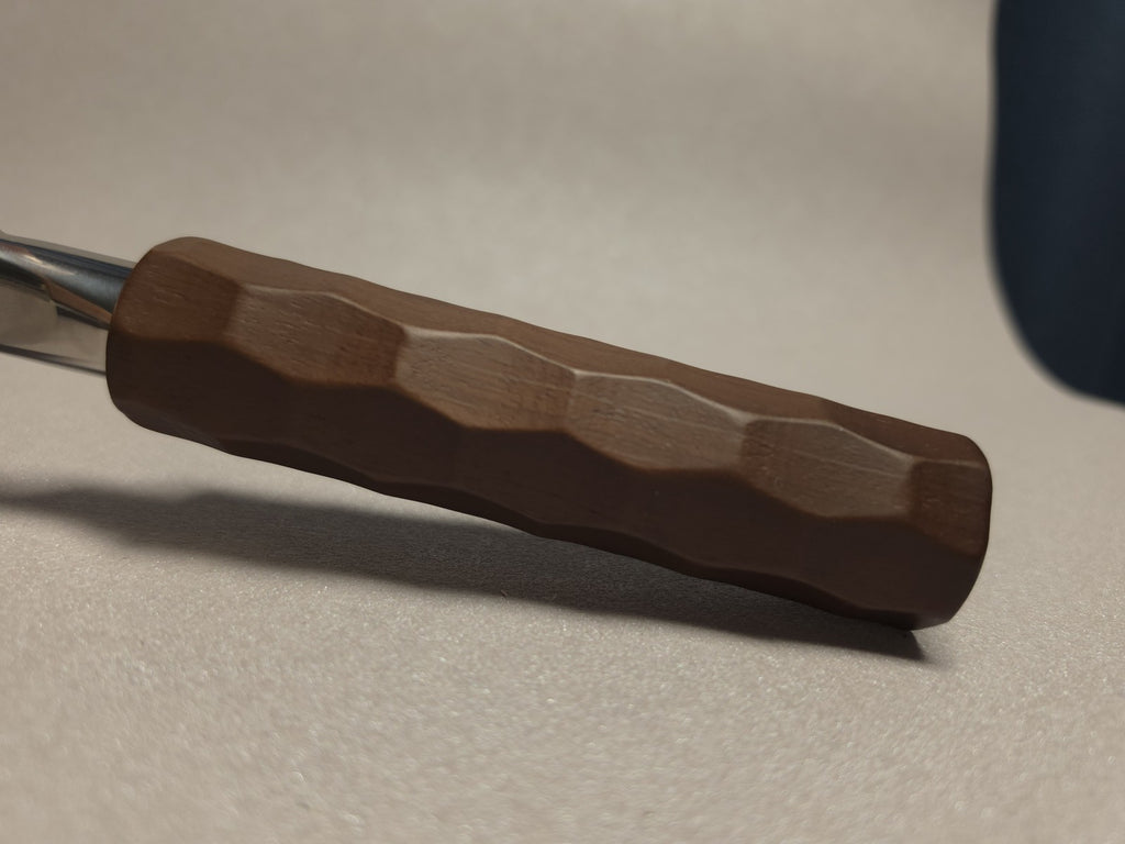 304 Stainless Steel Espresso Portafilter with Solid Walnut Wood Handle