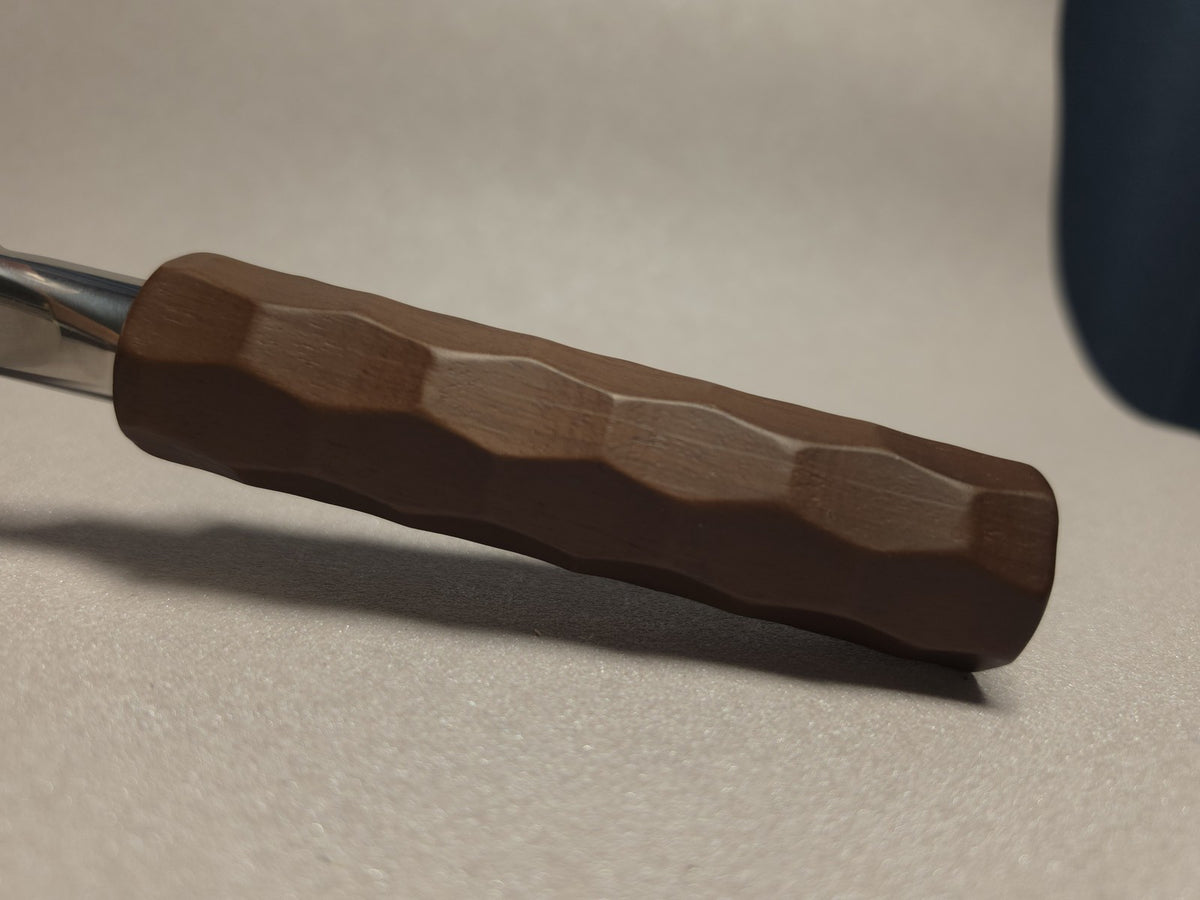 304 Stainless Steel Espresso Portafilter with Solid Walnut Wood Handle