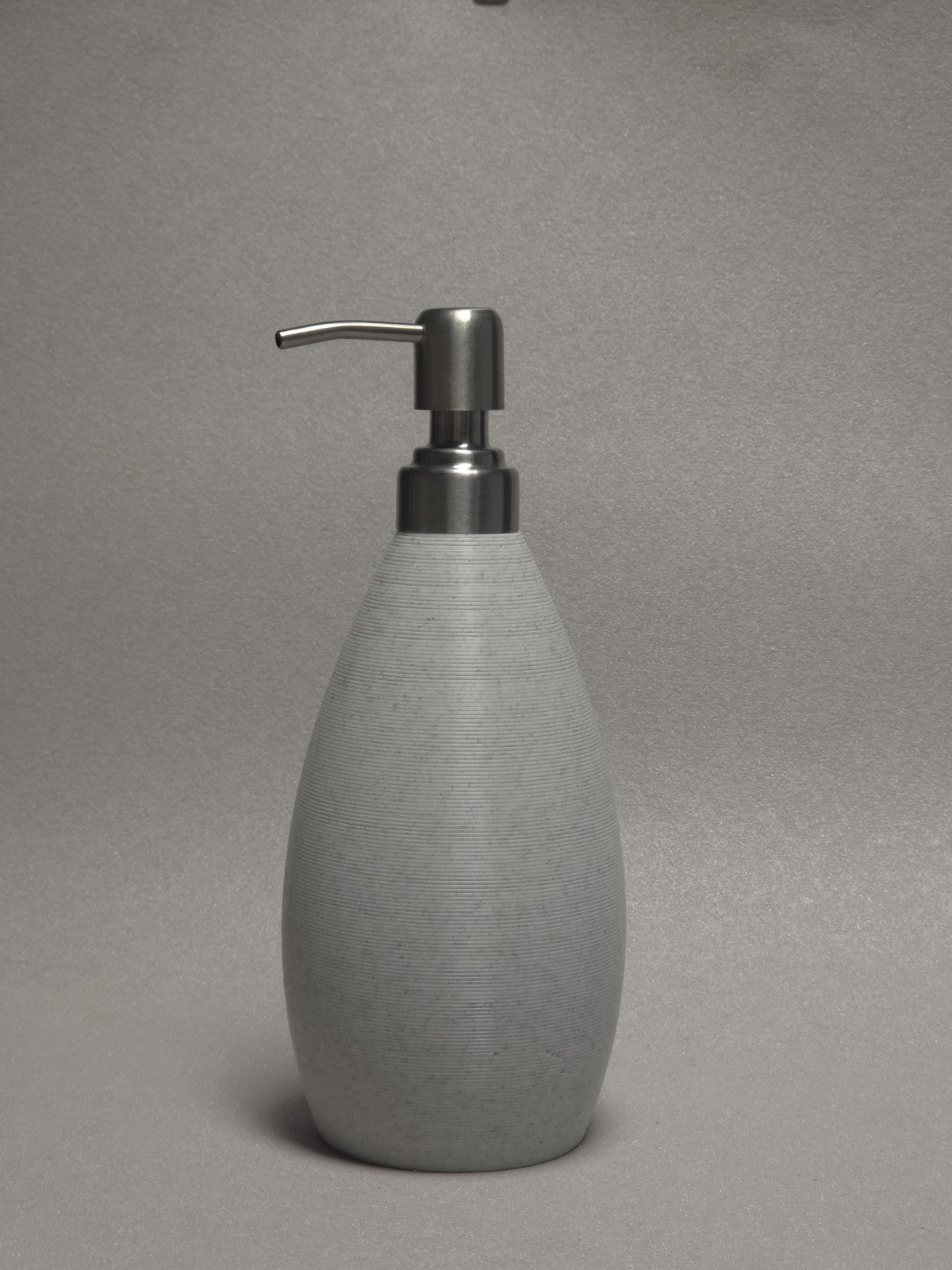 Marble Style Soap Dispenser PETG Bottle Stainless Steel Pump