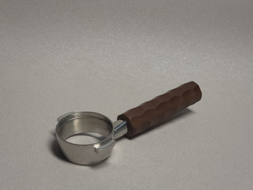 304 Stainless Steel Espresso Portafilter with Solid Walnut Wood Handle